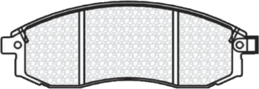 Pastilla de freno Mitsubihi L200 2 1996 - 2001