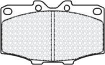 Pastilla de freno Toyota Land Cruiser 1976 / 1990 - Toyota 4Runner 4Cil 1986 / 1989