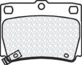 Pastilla de freno Mitsubishi Montero Sport