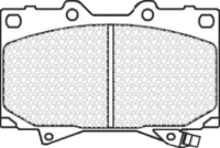 Pastilla de freno Toyota Prado / Toyota Land Cruiser Delanteras