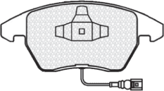 Pastilla de freno Audi A3 - A4 - TT/ Volkswagen Golf - Bettle