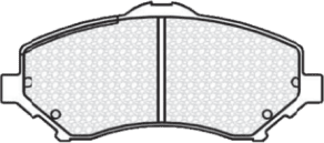 Pastilla de freno Chrysler Voyager / Dodge Grand Caravan / Dodge Nitro / Jeep Wrangler 2 - 3